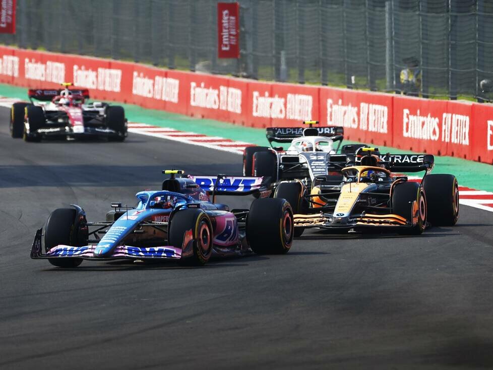 Esteban Ocon, Lando Norris, Yuki Tsunoda