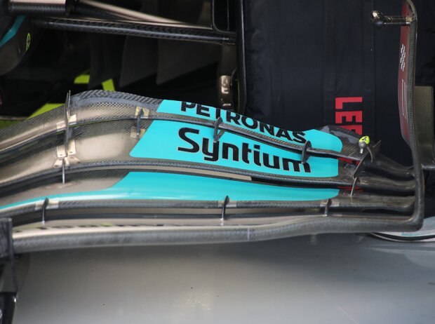 Frontflügel des Mercedes W13 Frontflügel des Mercedes W13