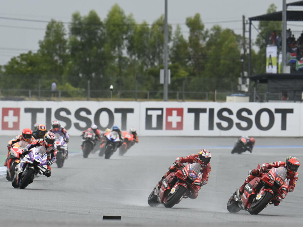 MotoGP-Action beim GP Thailand 2022 in Buriram