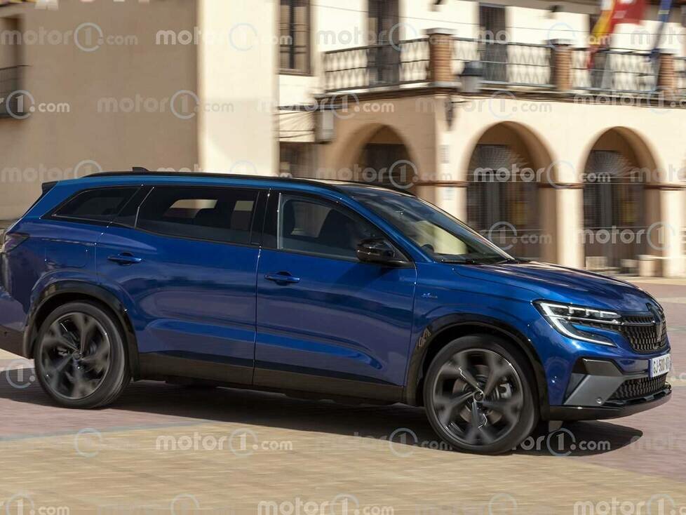 Renault Austral Espace als Rendering von Motor1.com