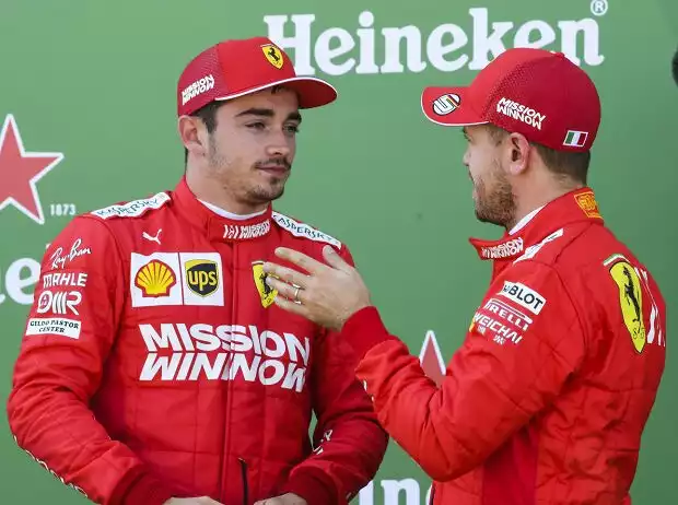 Charles Leclerc, Sebastian Vettel Titel-Bild zur News: Charles Leclerc, Sebastian Vettel