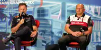 Red-Bull-Teamchef Christian Horner und Alfa-Romeo-Teamchef Frederic Vasseur