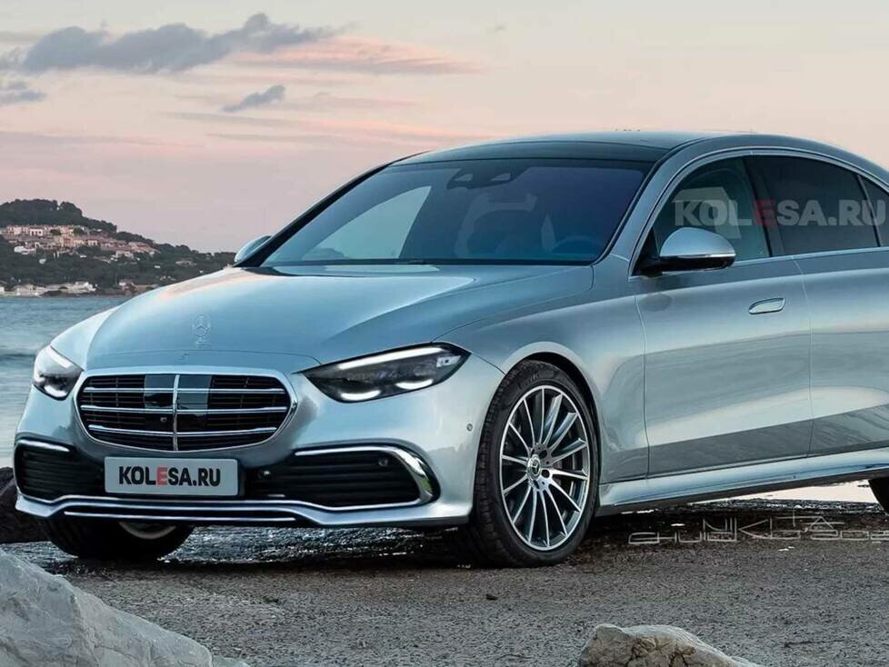 Mercedes E-Klasse als Rendering von Kolesa.ru