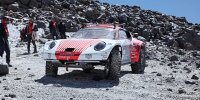 Porsche 911 Prototypen erklimmt Vulkan