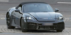 Porsche 718 Boxster Elektro zum ersten Mal gesichtet
