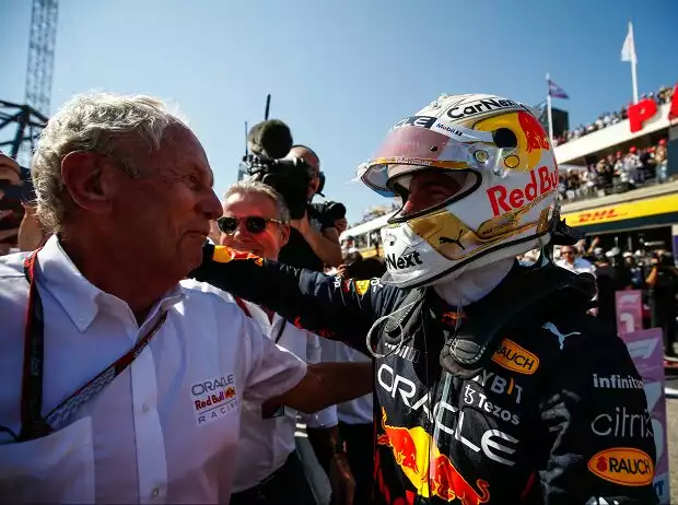 Max Verstappen, Helmut Marko Titel-Bild zur News: Max Verstappen, Helmut Marko