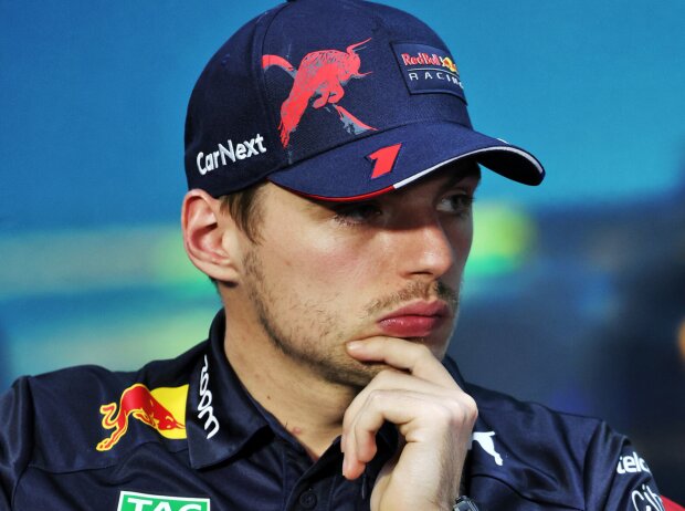 Titel-Bild zur News: Max Verstappen (Red Bull) in der Pressekonferenz vor dem Formel-1-Rennen in Beasilien 2022