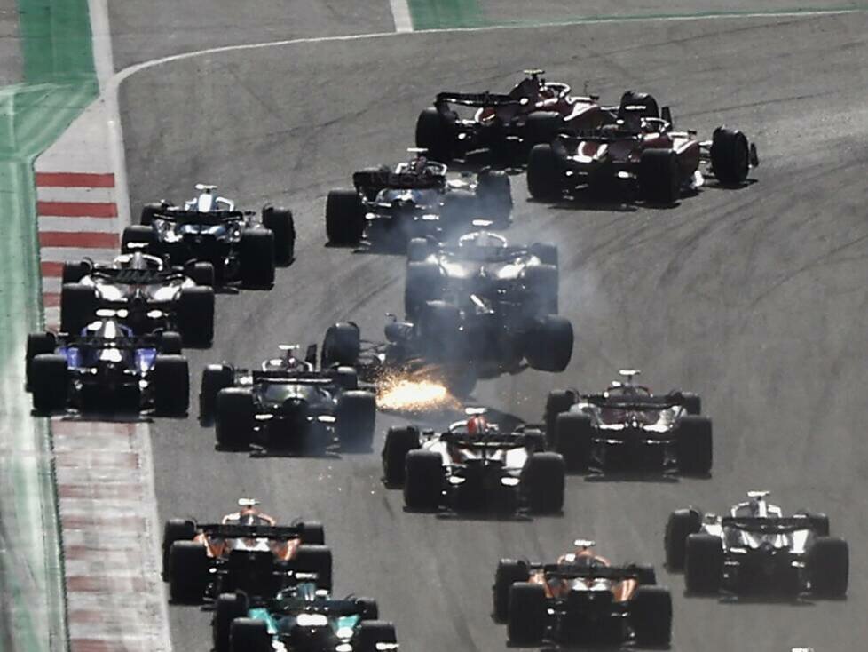 Start zum Formel-1-Sprintrennen 2022 in Spielberg in Österreich