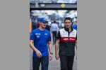 Guanyu Zhou (Alfa Romeo) und Mick Schumacher (Haas) 
