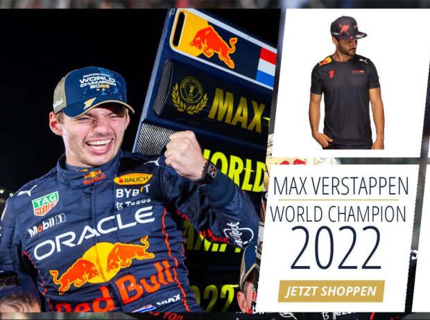 Titel-Bild zur News: Max Verstappen F1 Merchandise im Fanshop
