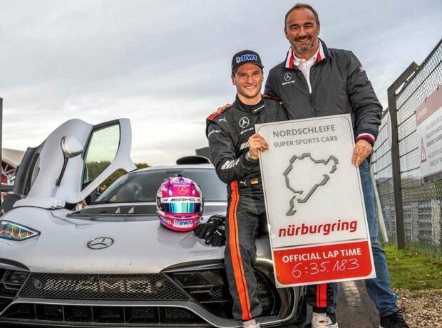 Titel-Bild zur News: Maro Engel und der Mercedes-AMG One sind neue Rekordhalter auf der Nordschleife