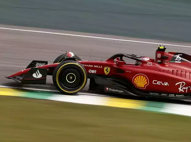 Titel-Bild zur News: Carlos Sainz im Ferrari F1-75 beim Formel-1-Training in Brasilien