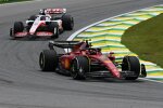 Carlos Sainz (Ferrari) und Kevin Magnussen (Haas) 