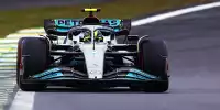 Lewis Hamilton im Mercedes W13 beim Formel-1-Qualifying in Brasilien