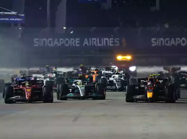 Charles Leclerc, Sergio Perez, Lewis Hamilton, Pierre Gasly Titel-Bild zur News: Charles Leclerc, Sergio Perez, Lewis Hamilton, Pierre Gasly
