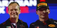 Red-Bull-Chefingenieur Paul Monaghan mit Formel-1-Fahrer Max Verstappen