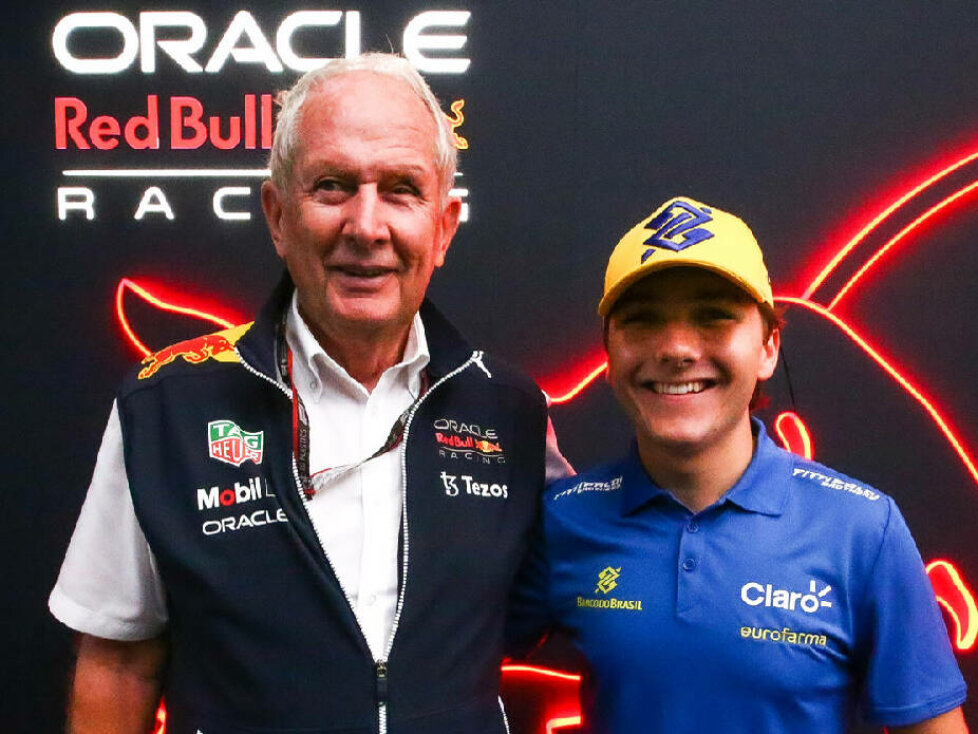 Helmut Marko und Enzo Fittipaldi