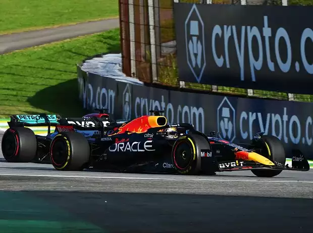 Titel-Bild zur News: Max Verstappen, George Russell