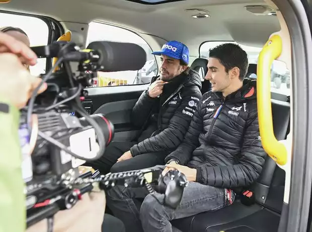 Esteban Ocon, Fernando Alonso Titel-Bild zur News: Esteban Ocon, Fernando Alonso