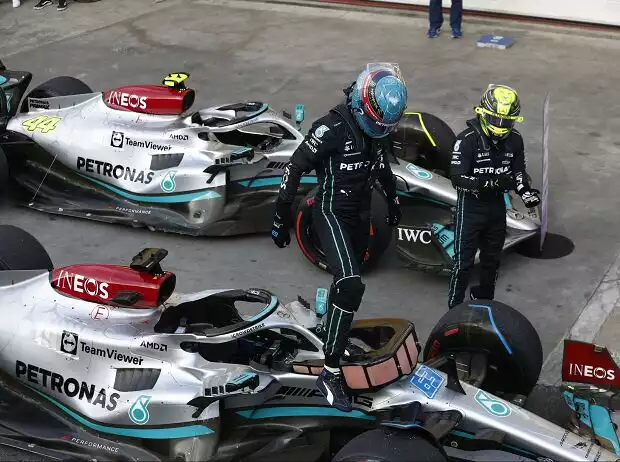 George Russell, Lewis Hamilton Titel-Bild zur News: George Russell, Lewis Hamilton