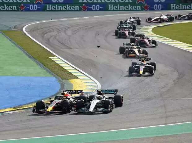Max Verstappen, Lewis Hamilton Titel-Bild zur News: Max Verstappen, Lewis Hamilton