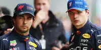 Bild zum Inhalt: Verstappen verweigert Platztausch mit Perez: "Habe meine Gründe!"