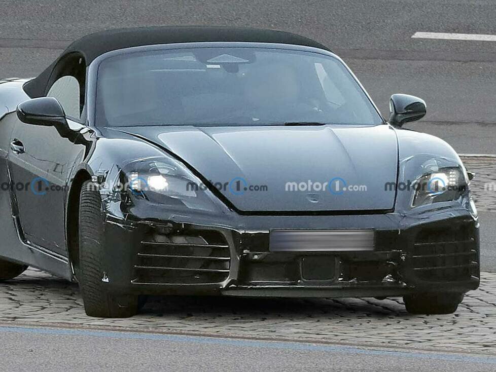 Porsche 718 Boxster EV als Prototyp erwischt