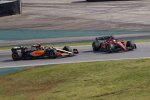 Lando Norris (McLaren) und Charles Leclerc (Ferrari) 