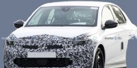 Opel Corsa Facelift erstes Spionagefoto