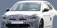 Opel Corsa Facelift erstes Spionagefoto