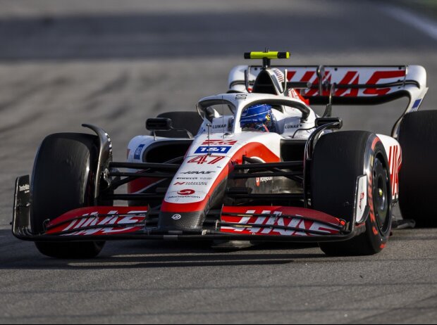 Titel-Bild zur News: Mick Schumacher im Haas VF-22 beim Formel-1-Rennen in Brasilien 2022