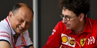 Bild zum Inhalt: Vasseur neuer Teamchef? Ferrari dementiert Binotto-Rausschmiss!