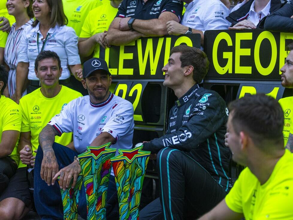 George Russell, Lewis Hamilton