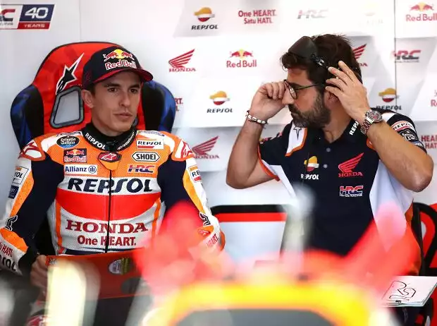 Titel-Bild zur News: Marc Marquez, Santi Hernandez