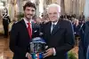 Bild zum Inhalt: Große Ehre in Rom: Bagnaia von Italiens Präsident Mattarella empfangen