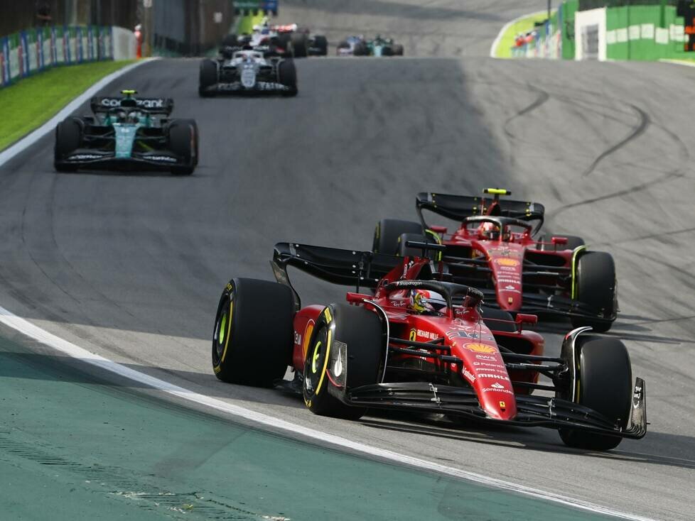 Charles Leclerc, Carlos Sainz, Sebastian Vettel