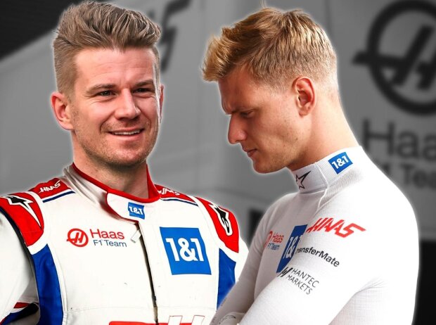 Nico Hülkenberg und Mick Schumacher (Fotomontage) Nico Hülkenberg und Mick Schumacher (Fotomontage)