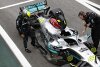 Bild zum Inhalt: Mercedes: Schaden an Hamiltons Auto in Brasilien war nicht groß