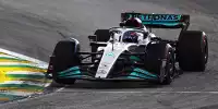 George Russell im Mercedes W13 in der Formel-1-Saison 2022 in Brasilien