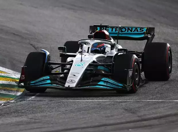 George Russell im Mercedes W13 in der Formel-1-Saison 2022 in Brasilien Titel-Bild zur News: George Russell im Mercedes W13 in der Formel-1-Saison 2022 in Brasilien