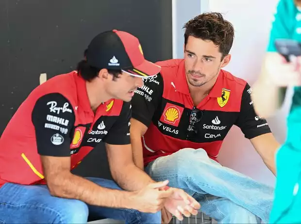 Titel-Bild zur News: Carlos Sainz, Charles Leclerc