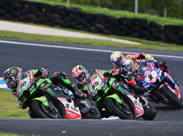Alex Lowes, Jonathan Rea Alex Lowes, Jonathan Rea