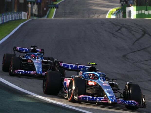 Titel-Bild zur News: Esteban Ocon, Fernando Alonso