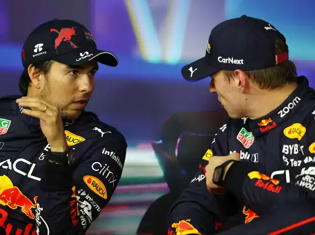 Sergio Perez, Max Verstappen Titel-Bild zur News: Sergio Perez, Max Verstappen