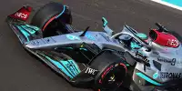 George Russell im Mercedes W13 beim Formel-1-Rennen in Abu Dhabi 2022