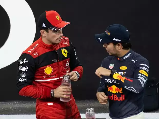Charles Leclerc, Sergio Perez Titel-Bild zur News: Charles Leclerc, Sergio Perez