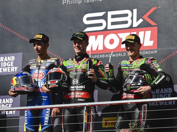 Jonathan Rea; Toprak Razgatlioglu; Alex Lowes Jonathan Rea; Toprak Razgatlioglu; Alex Lowes