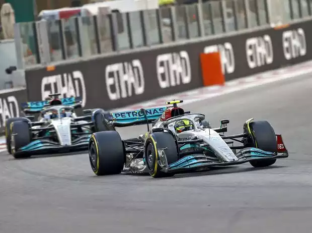 Lewis Hamilton, George Russell Titel-Bild zur News: Lewis Hamilton, George Russell