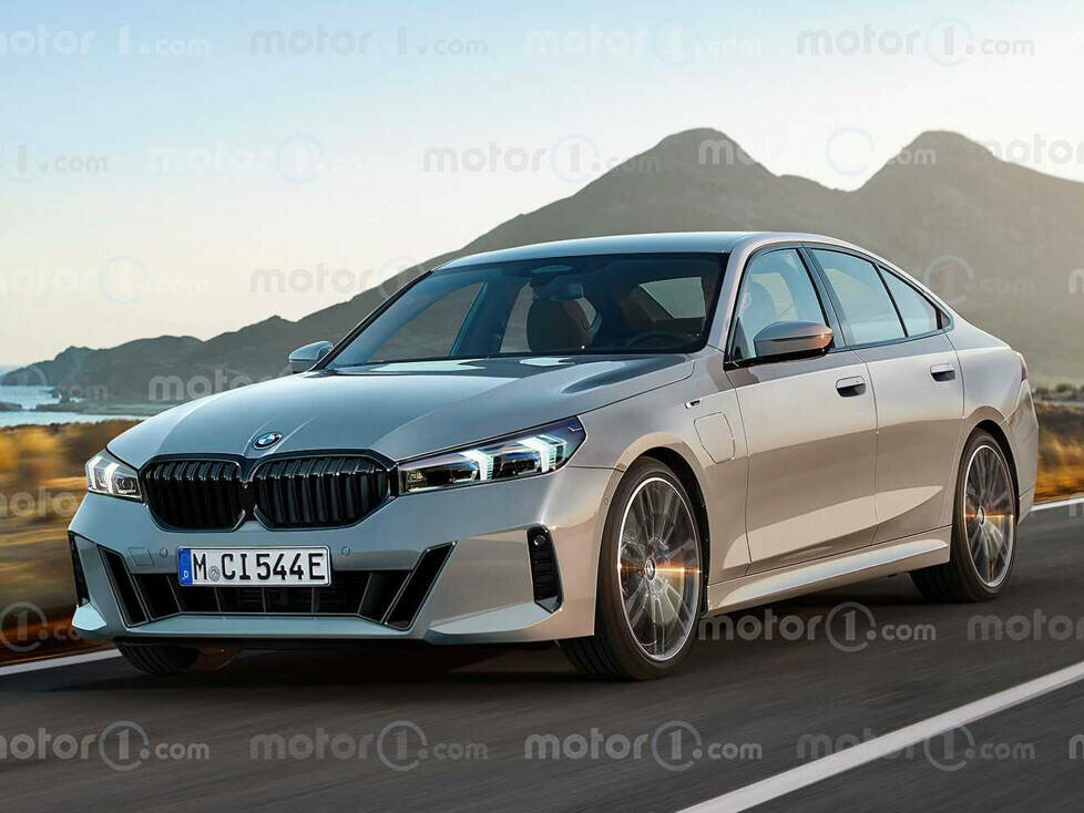 BMW 5er im Rendering
