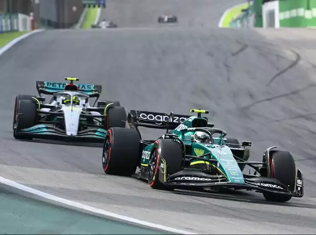 Titel-Bild zur News: Sebastian Vettel, Lewis Hamilton